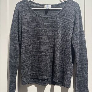 Old Navy Charcoal Knit Pullover